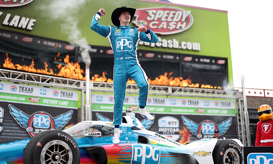 Josef Newgarden Gets the Texas Two Step