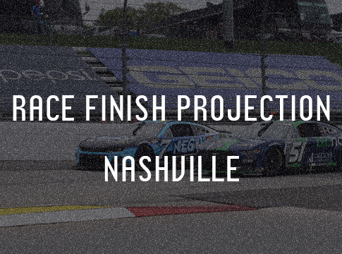 Statistical Cup Race Finish Projection: Nashville