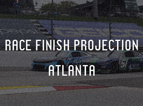 Statistical Cup Race Finish Projection: Atlanta