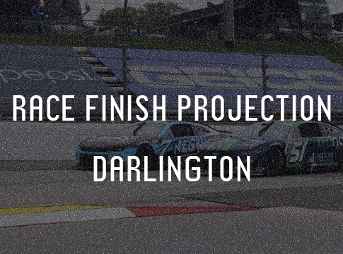 Statistical Cup Race Finish Projection: Darlington
