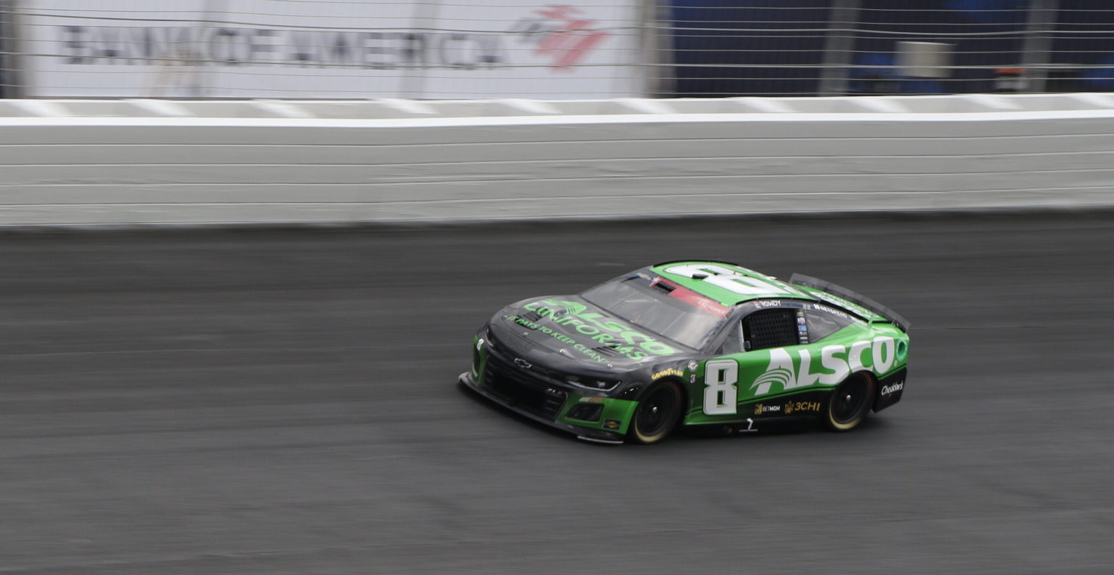 Kyle Busch driving his ALSCO 8 car during the 2023 Coke 600 weekend