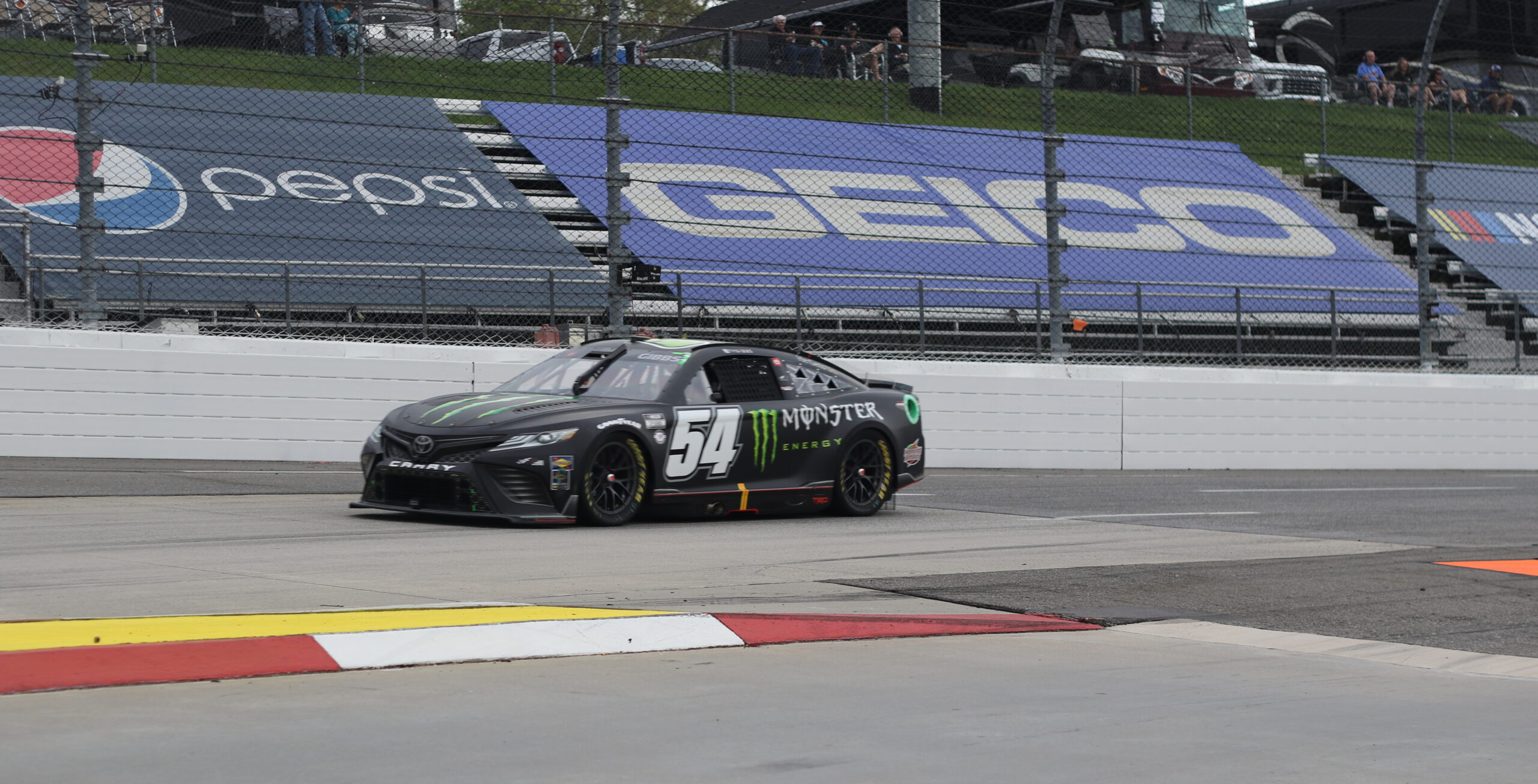 Ty Gibbs running at Martinsville in Spring 2023