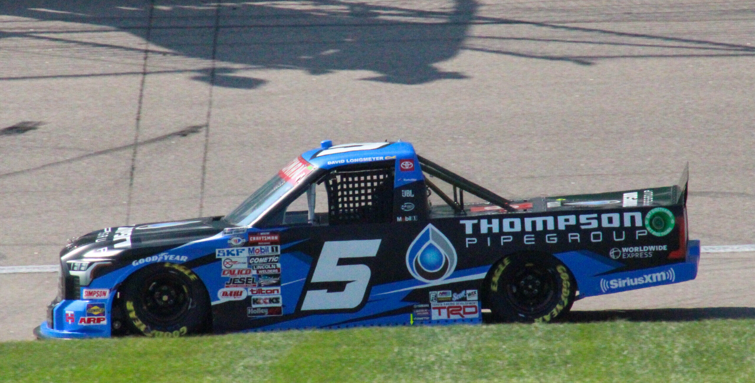 Dean Thompson qualifying for the 2023 Fall Kansas Truck race