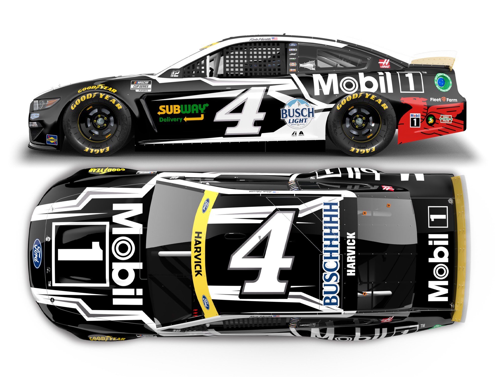 Harvick's best paint schemes