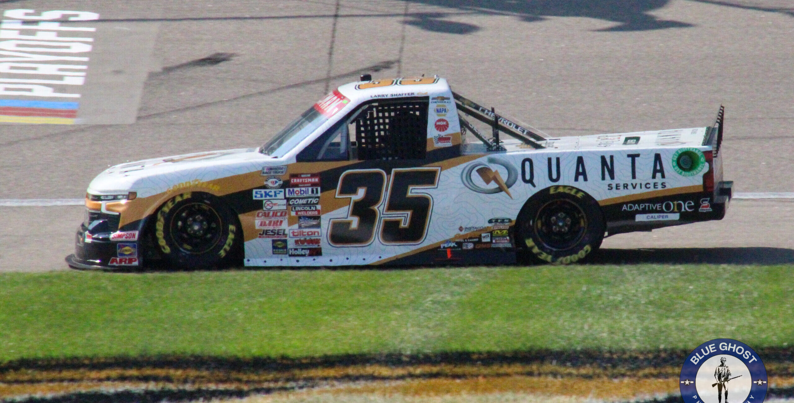 Jake Garcia qualifying for the 2023 Fall Kansas Truck race