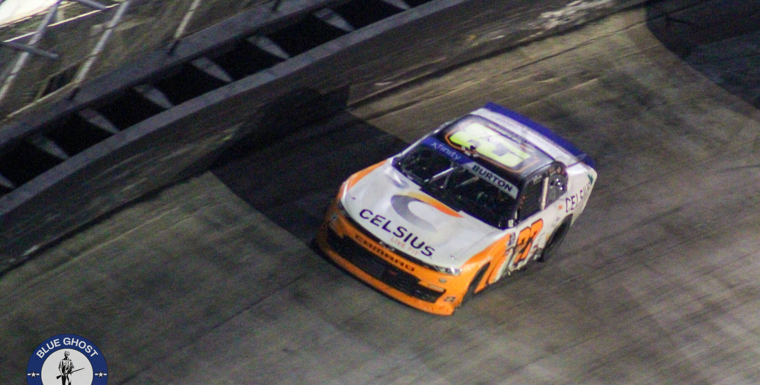 Jeb Burton racing during the 2023 Bristol Xfinity Night Race