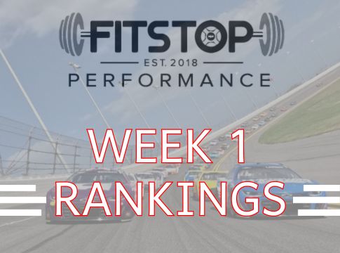 FitStop Performance Week 1 Power Rankings