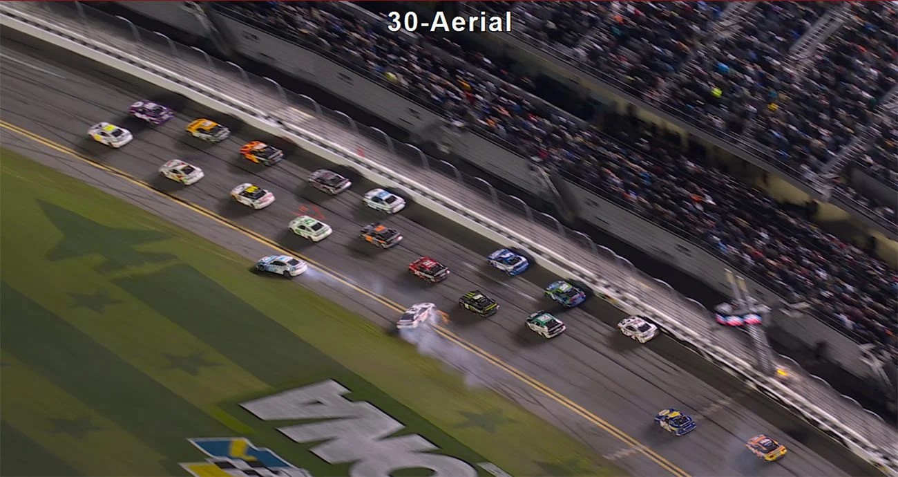 Daytona 500 Finish - Ariel Photo