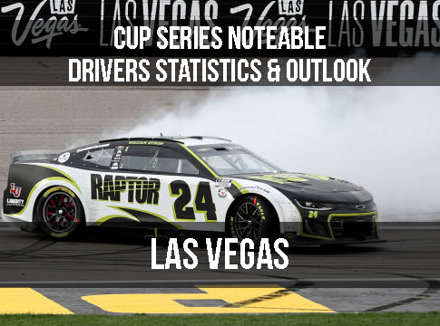 Cup Series Notable Drivers Statistics & Outlook: Las Vegas