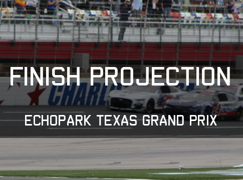 Statistical Cup Race Finish Projection: COTA