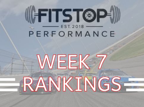 FitStop Performance Week 7 Power Rankings