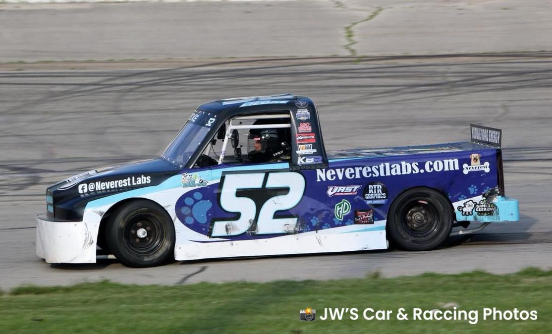 Masyn Liedke drives his No. 52 Wisconsin Sport Truck