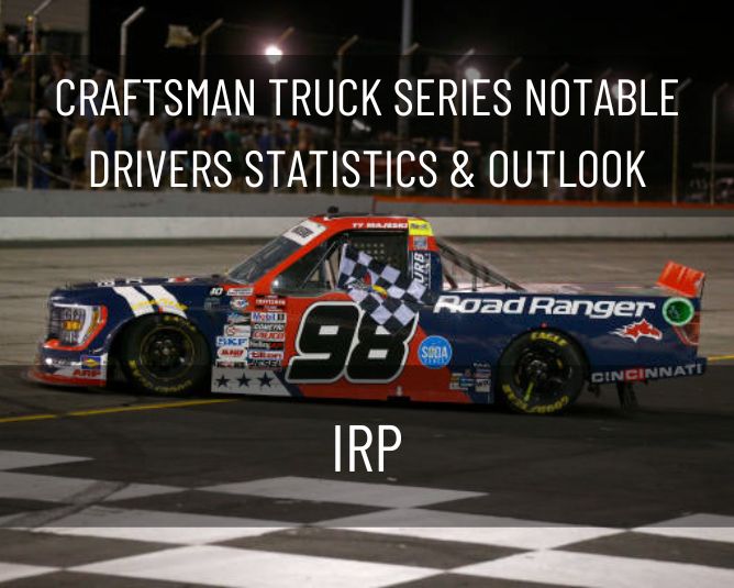 Craftsman Truck Series Notable Drivers Statistics & Outlook: IRP