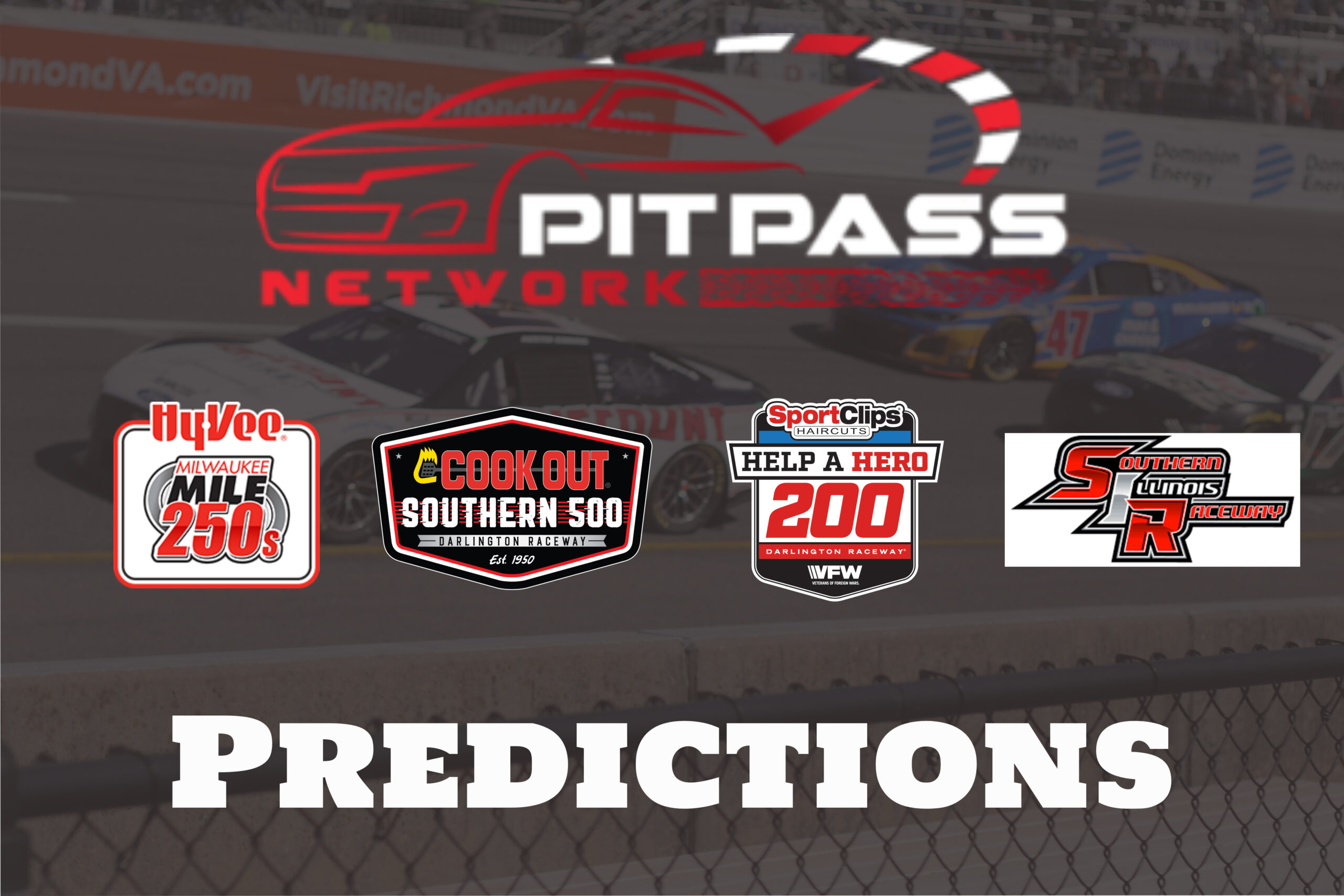 Pit Pass Network Predictions: Darlington, Milwaukee, & Illinois