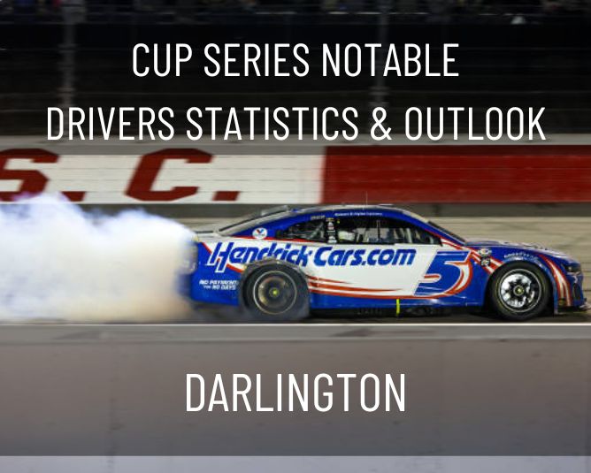 Cup Series Notable Drivers Statistics & Outlook: Darlington