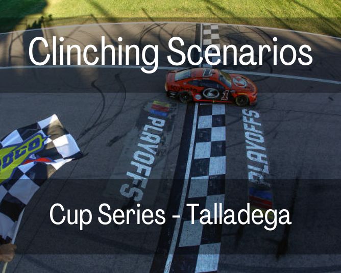 Clinching Scenarios: Cup Series – Talladega