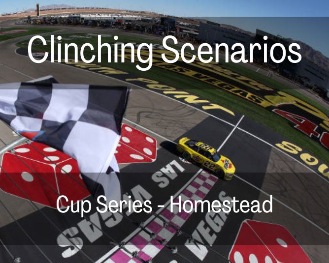 Clinching Scenarios: Cup Series – Homestead