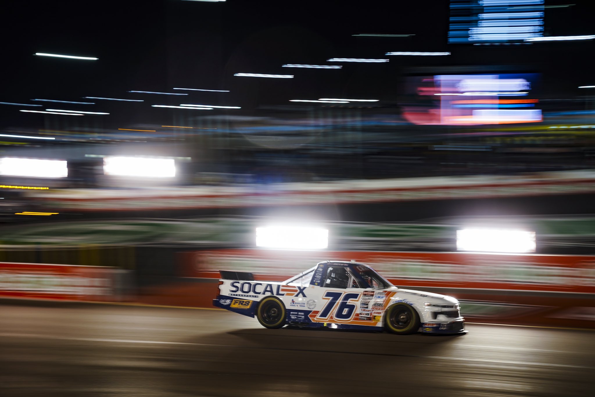 Spencer Boyd wraps up his first full-time season as driver and co-owner of the No. 76 Freedom Racing Enterprises Chevrolet Silverado.