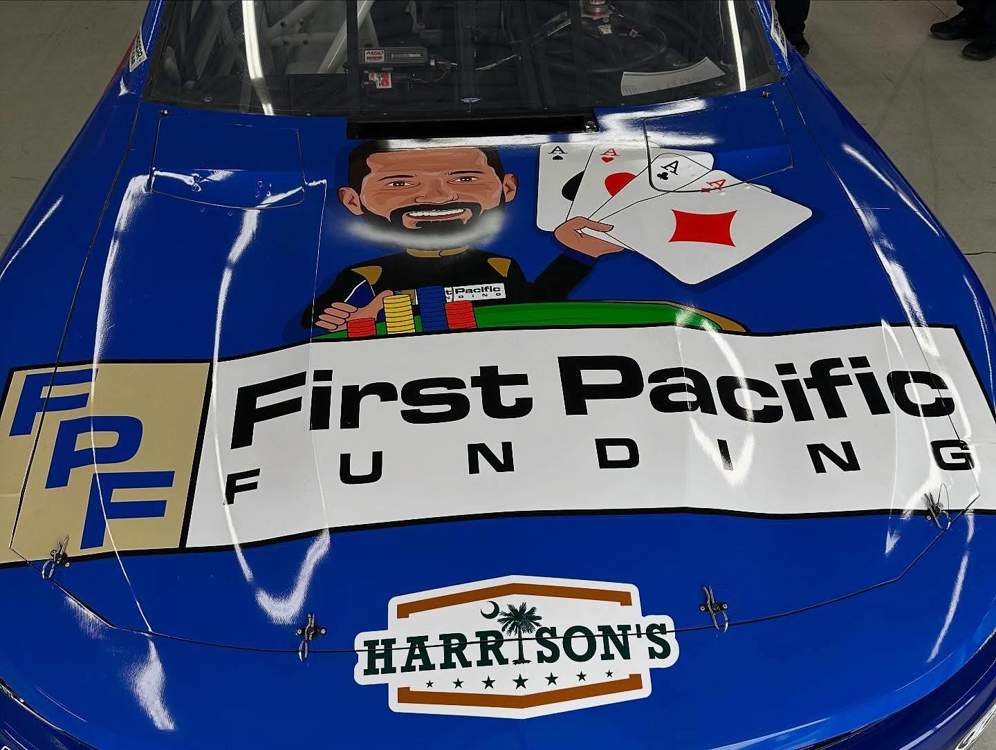 The hood of Jeremy Clements' car showed the No. 51 team is ready for Vegas!