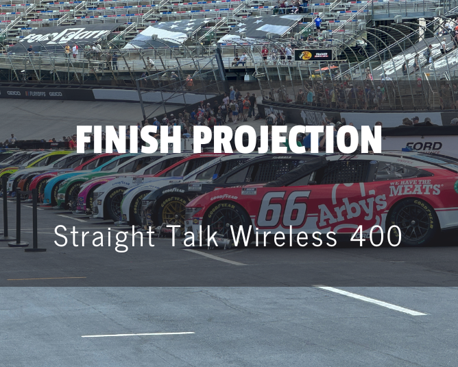 Statistical Cup Race Finish Projection: Homestead