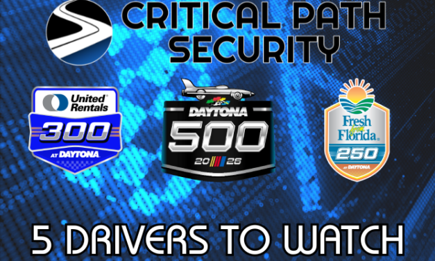 Critical Path Security 2026 5 Drivers to Watch: Daytona Speedweeks
