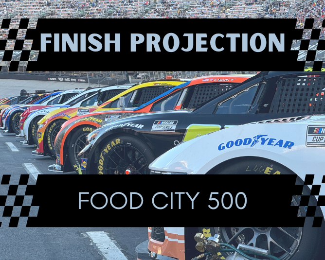 Statistical Cup Race Finish Projection: Bristol