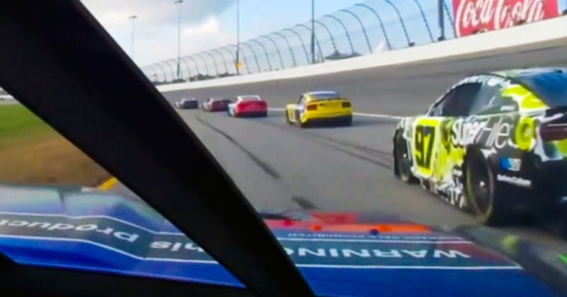 Austin Hill retaliates under caution
