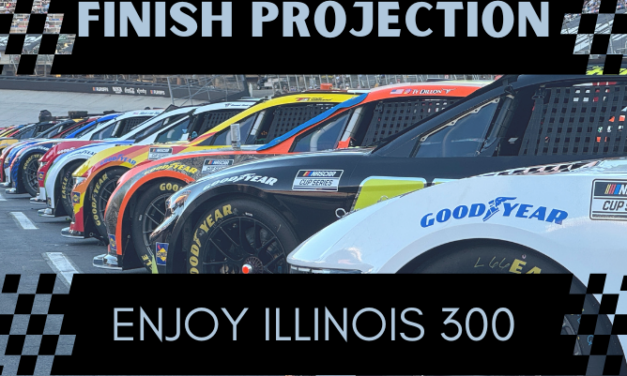 Statistical Cup Race Finish Projection: Gateway